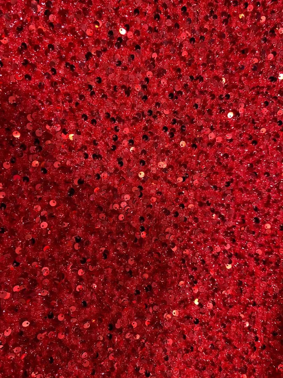 Black Girl Prom Dress One Shoulder Mermaid Red Prom Dress | Cheap Sequins Evening Gowns