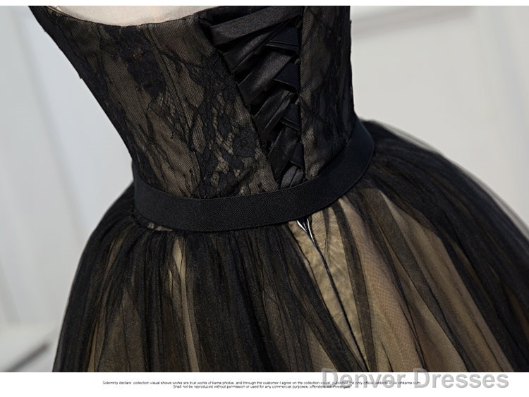 Black Hoco Dress Short Homecoming Dresses