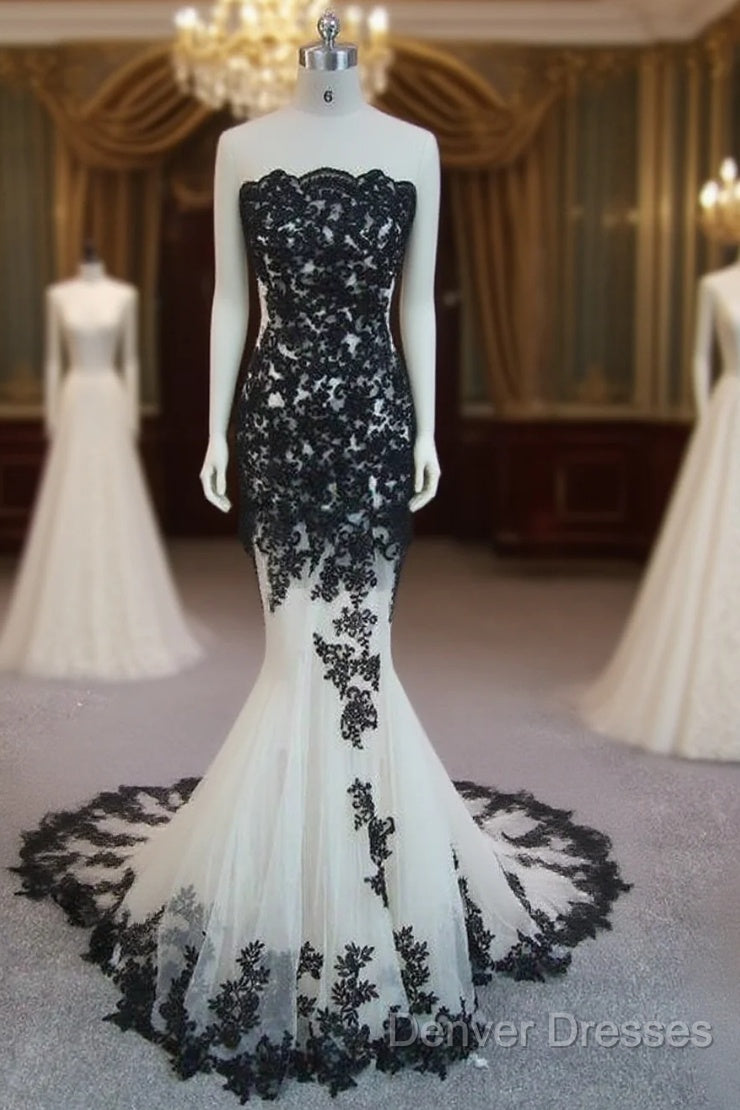 Black Lace Prom Dress,Long Prom Dress,Charming Prom Dress,Evening Dress Prom Gowns Main image