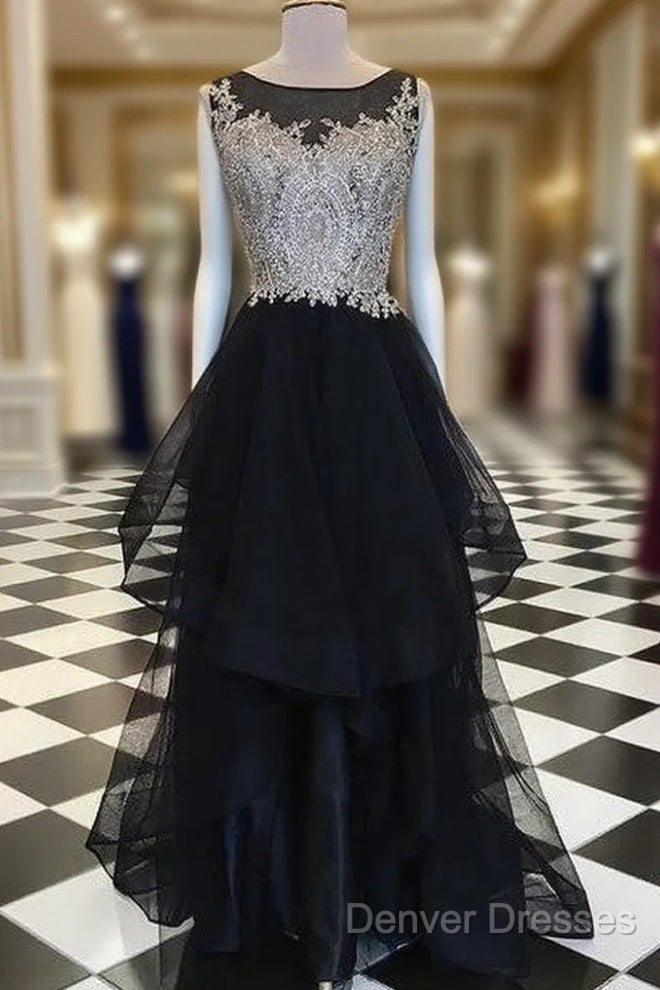 Black Long Prom Dress,Prom Dress,Pageant Dress,Evening Dress,Ball Dance Dress,Graduation School Party Gown