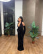 Black Mermaid Long Prom Dress, Fashion Evening Dress