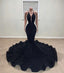 Black Mermaid Prom Dress