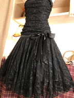 Black Strapless Lace Sexy A Line Short Birthday Outfits Formal Graduation Homecoming Dress
