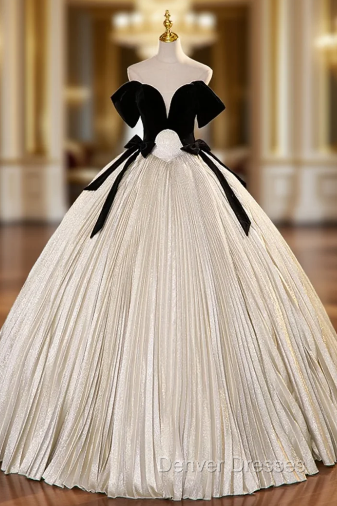 Black Velvet Off the Shoulder Quinceanera Dress Main image