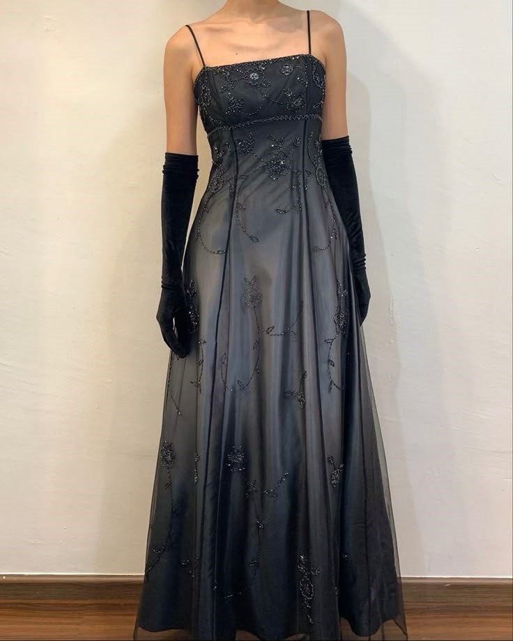 blue dress for baby girl W&M Light Up Beauty Decent Grey Sequin Floor-Length Elegant Maxi Party Dress  – Will&Mariana