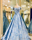 Blue Prom Dresses,Sexy Evening Dresses, Formal Dresses