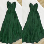 Blue Vintage Elegant V Neck Exquisite Embroidery Applique Beading Long Chiffon Prom Dress Evening Gown Party Dress
