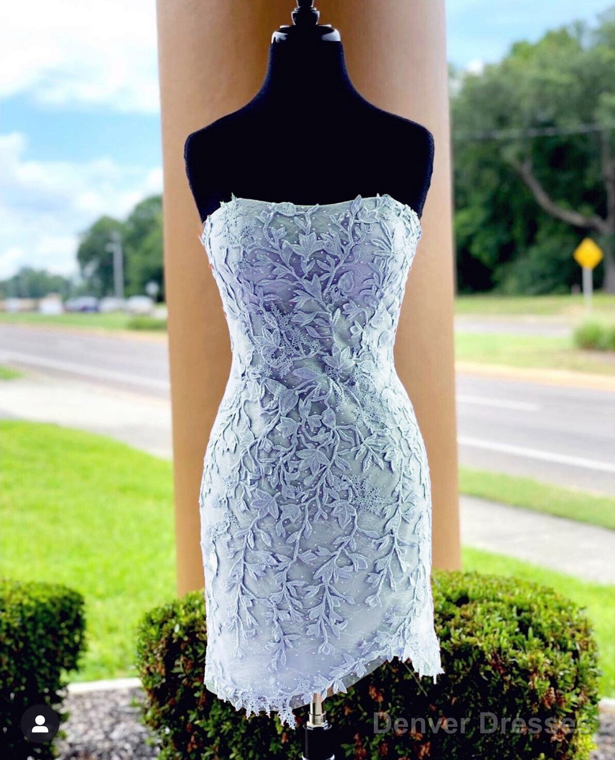 Bodycon Homecoming Dresses Lace Embroidery Secondary image