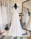 Boho Beach Wedding Dress Lace Sleeves