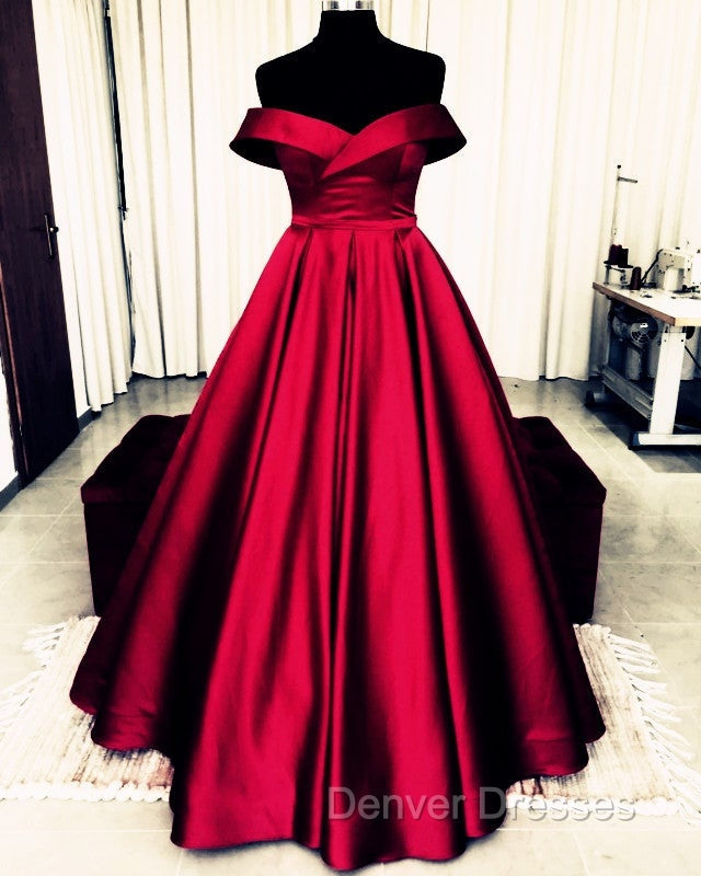 Bow Back Prom Dress Ball Gowns Off The Shoulder Secondary image
