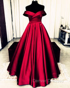Bow Back Prom Dress Ball Gowns Off The Shoulder