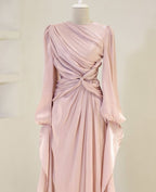 Burgundy Evening Dress A Line Long Prom Gowns