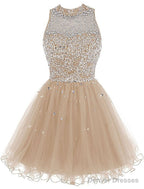 Burgundy Homecoming Dress Beading