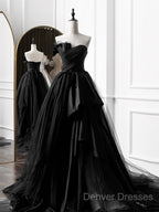 Burgundy Long Prom Dress, Burgundy Satin Formal Long Evening Dress
