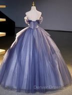 Buyishang Wedding Dress Ball Gown Off Shoulder Short Sleeve Floor Length Organza Bridal Gowns With Beading