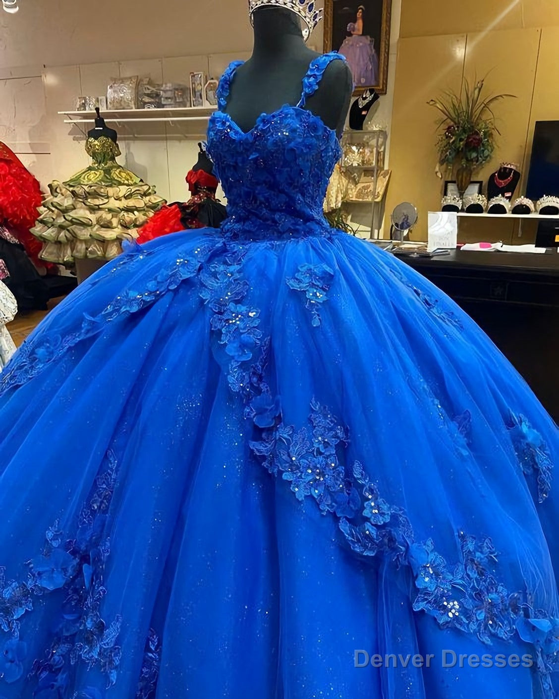Amazing Princess Jewels Dress, Long Prom Dress Main image