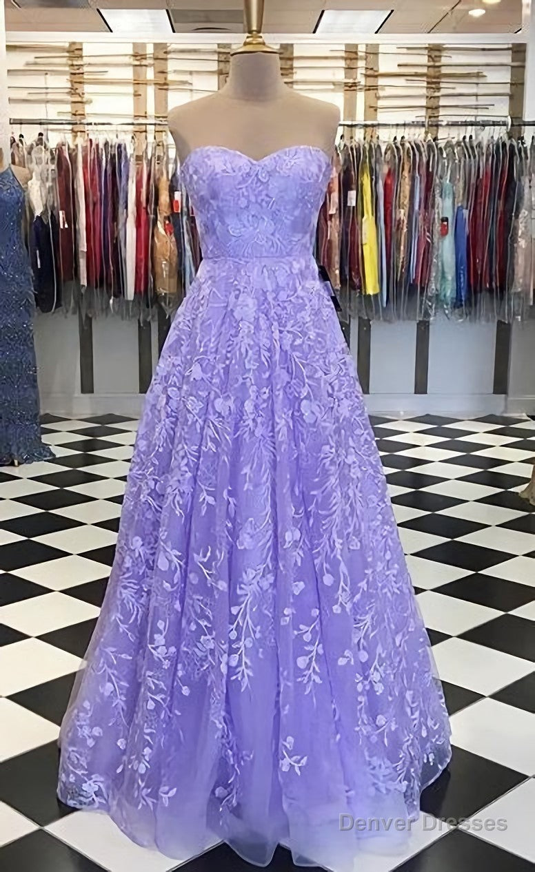 Lace Long Prom Dress, School Dance Dresses, Fashion Winter Formal Dress Main image