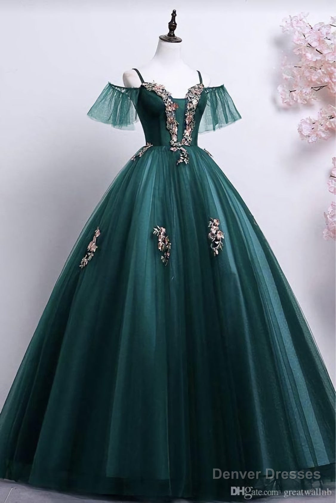 Prom Dress, Formal Dress, Evening Gown Green Prom Dress Main image