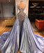 Sexy Long Prom Dress, With Slit Popular Mermaid Evening Dress