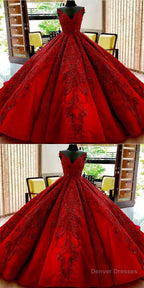 Gorgeous Royal Blue Appliques Beads Quinceanera Dresses, Formal Ball Gown Prom Dress