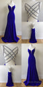 Royal Blue Prom Dress, For Teens Prom Dresses, Graduation School Party Gown