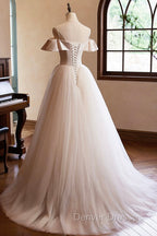 Champagne Spaghetti Straps Floor Length Prom Dress, A-Line Sleeveless Backless Evening Party Dress