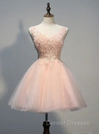 Charming Pearl Pink Tulle Formal Dress , Lovely Homecoming Dress