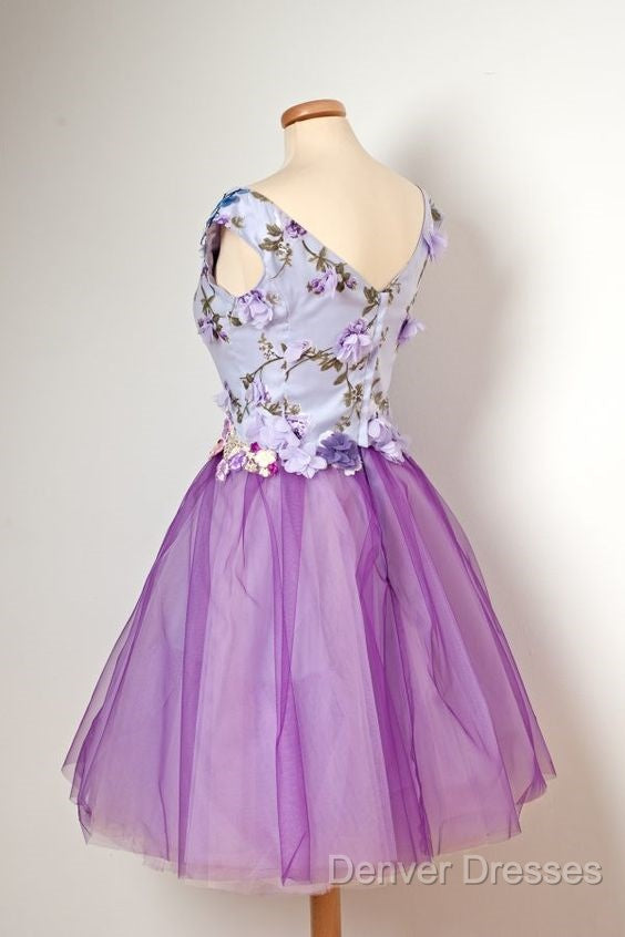 Charming Sexy Sleeveless Tulle Short Homecoming Dress