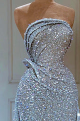 Charming Starpless Sequins Beads Long Prom Dress Overskirt