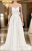 Cheap Bride Marry Dress White Chiffon Embroidery Wedding Dress