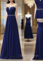 Cheap bridesmaid Dress Royal Blue Prom Dress Long Bridesmaid Dress