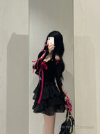 Chic A Line Spaghetti Straps Black Homecoming Dresses Birthday Dress Birthday Outfits