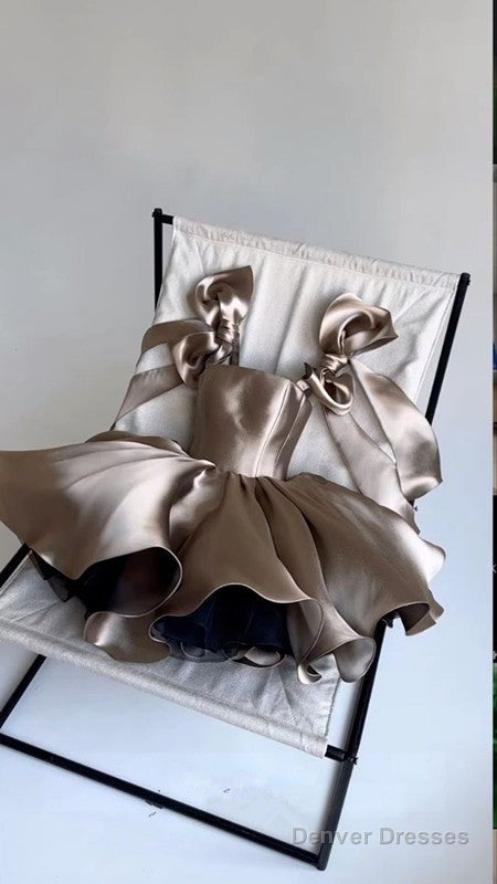 Chic Ball Gown Brown Homecoming Dress 16Th Birthday Outfits Main image