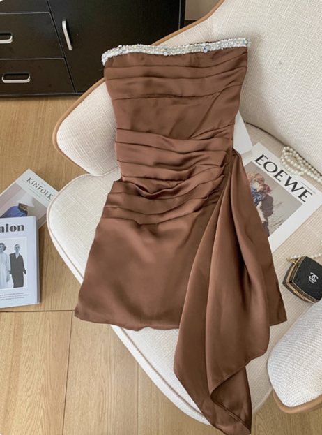 Chic Ball Gown Brown Homecoming Dress 16Th Birthday Outfits Main image