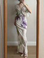 Chic Mermaid Chiffon Long Prom Dress Evening Dress