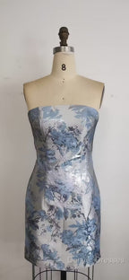 Chic Strapless Short Homecoming Dress