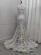 Classic Mermaid Lace Floor-Length Prom Dress On Sale