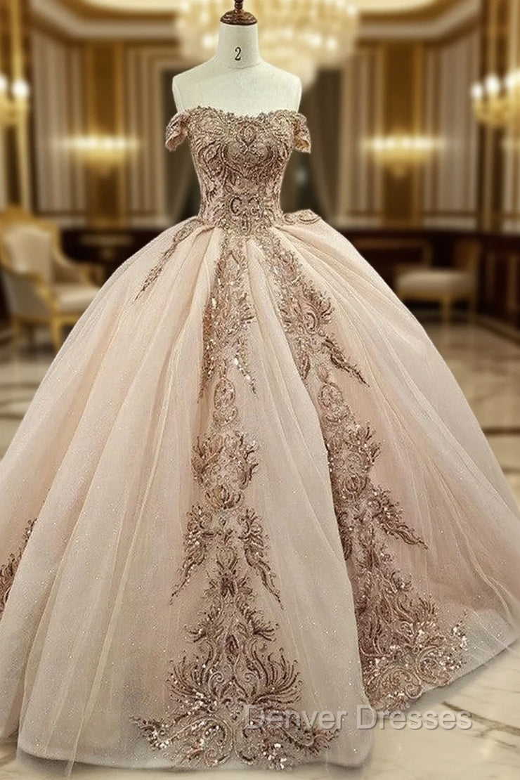 Classic Organza with Embroidery Cap Sleeve Sequined Quinceanera Dress Main image