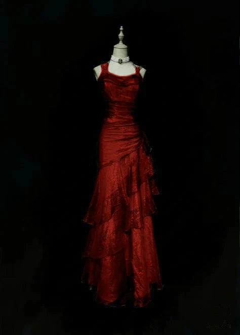 Classy Mermaid Spaghetti Straps Green Prom Dress Long 18Th Birthday Outfit Senior High School Dance Party Dress