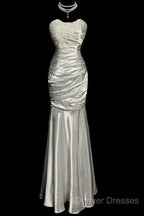 Classy Mermaid Sweetheart Lace Ivory Long Evening Gowns Prom Dress