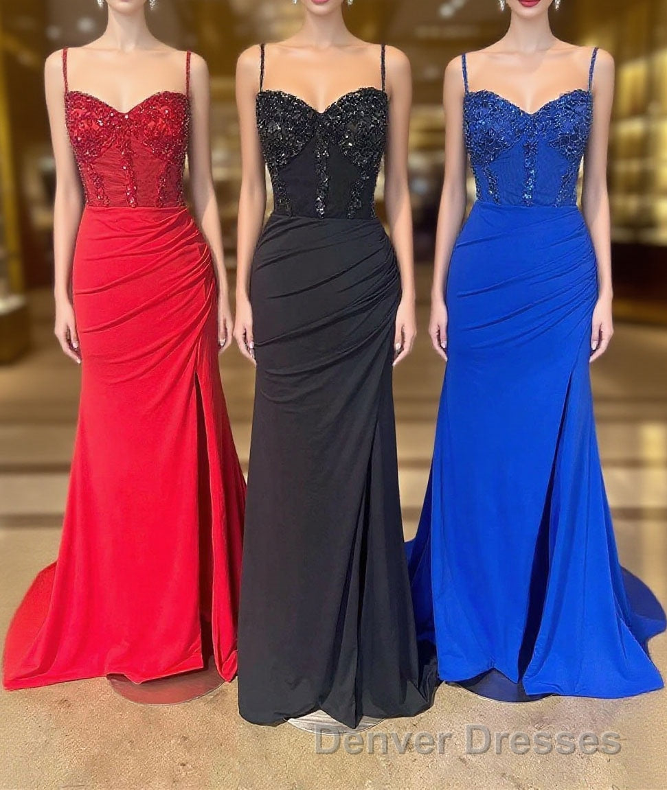 Cold Sleeves Sequin Top Mermaid Long Prom Dress Main image