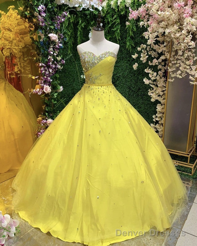 Crystal Beaded Sweetheart Quinceanera Dresses Ball Gown Main image