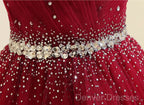 Custom Made Burgundy Off Shoulder Prom Dress, Burgundy Formal Dress, Off Shoulder Evening Dress, Bridesmaid Dress