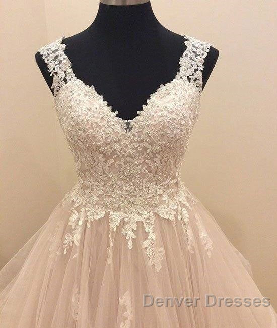 Custom Made Tulle Lace Long Prom Gown, Lace Evning Dress Secondary image