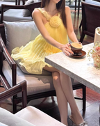 Cute A Line Halter Baby Blue Pleated Chiffon Short Homecoming Dress Birthday Dress