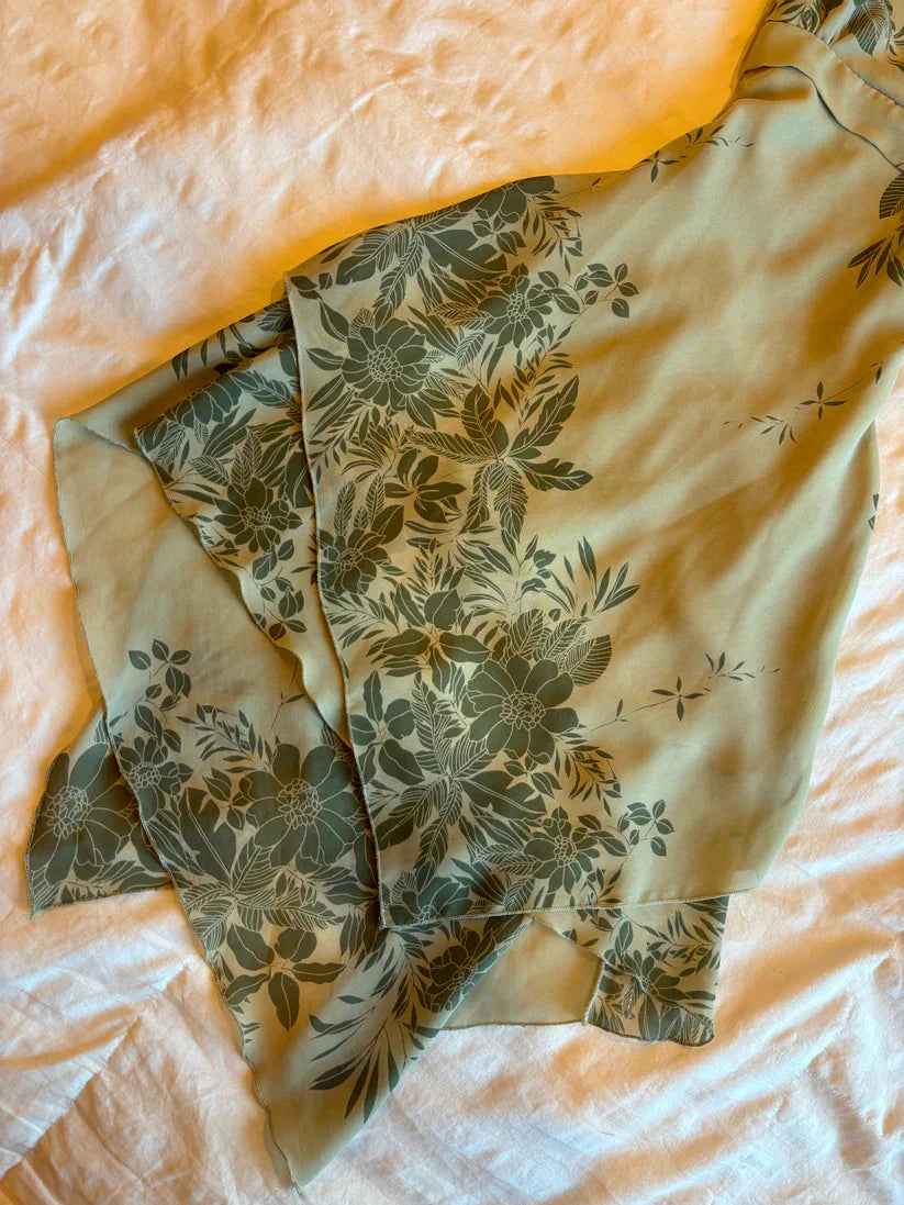 Cute A Line Halter Green Short Chiffon Homecoming Dress Cocktail Dress Secondary image