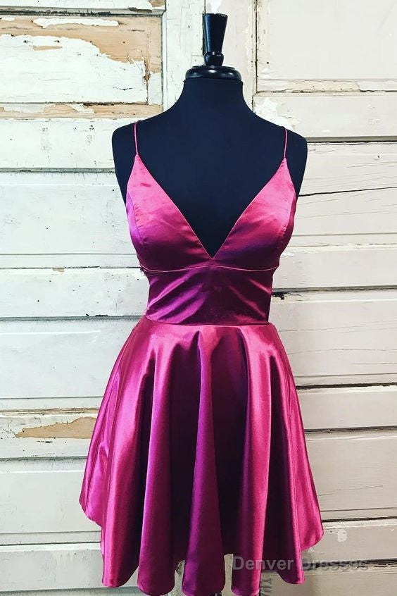 Cute Homecoming Dress,Spaghetti Straps Homecoming Dress,A-Line Homecoming Dress Main image