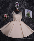 Cute Lace Sequins Short Prom Dress, Homecoming Dress