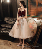 Cute Lace Short A Line Homecoming Dress