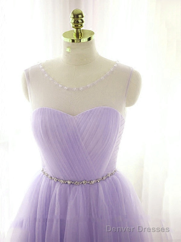 Cute Lavender Homecoming Dress With Belt, Lovely Short Prom Dress Secondary image